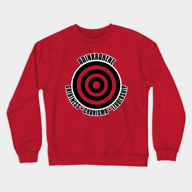 Adinkrahene | Adinkra Symbol | African | African American | Black Lives Crewneck Sweatshirt by UrbanLifeApparel